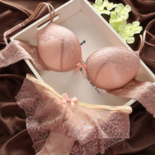 Womens Sexy Lace Satin Set