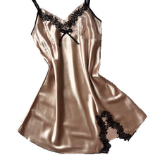 Ladies Sexy Silk Satin Night Dress
