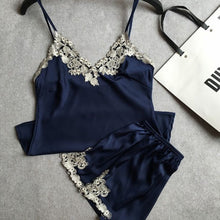Sexy Silk Satin Pajama Set