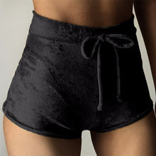 Velvet Elastic Shorts