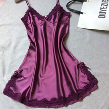 Ladies Sexy Silk Satin Night Dress