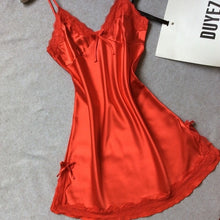 Ladies Sexy Silk Satin Night Dress