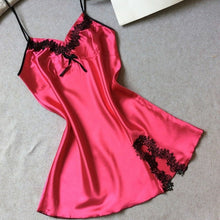 Ladies Sexy Silk Satin Night Dress