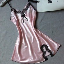 Ladies Sexy Silk Satin Night Dress
