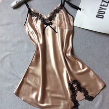 Ladies Sexy Silk Satin Night Dress