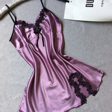 Ladies Sexy Silk Satin Night Dress
