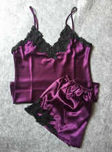 Sexy Silk Satin Pajama Set