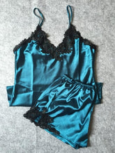 Sexy Silk Satin Pajama Set