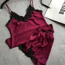 Sexy Silk Satin Pajama Set