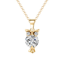 Crystal Zircon Owl Necklaces For Ladies