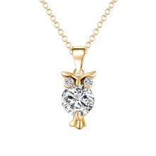 Crystal Zircon Owl Necklaces For Ladies
