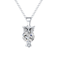 Crystal Zircon Owl Necklaces For Ladies