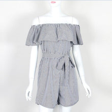 Beach Girl Striped Playsuits