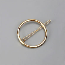 Gold/Silver Plated Metal Triangle Hair Clips