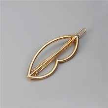 Gold/Silver Plated Metal Triangle Hair Clips