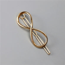 Gold/Silver Plated Metal Triangle Hair Clips