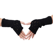 Stylish Knitted Wrist Mittens for Women