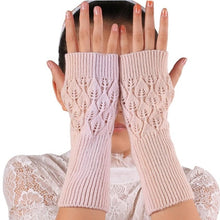 Stylish Knitted Wrist Mittens for Women