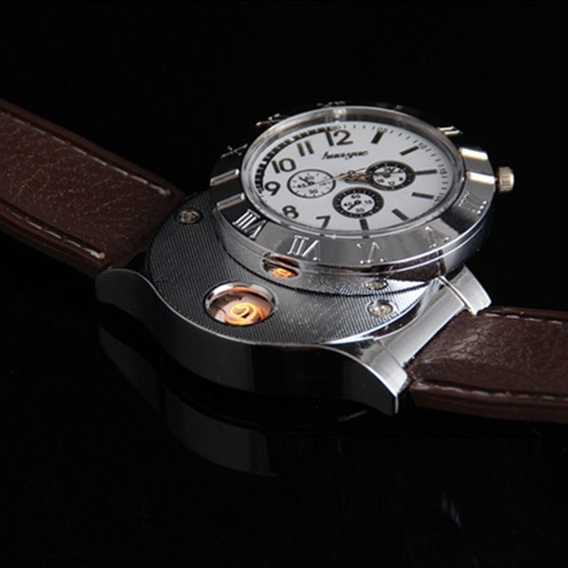 Electronic Lighter with Watch