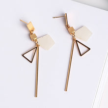 Triangle Geometry Drop Earrings For Ladies