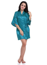 Sexy Satin Night Lace Robe