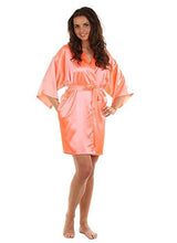 Sexy Satin Night Lace Robe