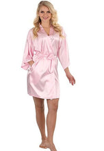 Sexy Satin Night Lace Robe