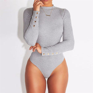 Sexy Women Long Sleeve Bodysuit