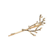 Vintage Gold Silver Tree Hair Clips