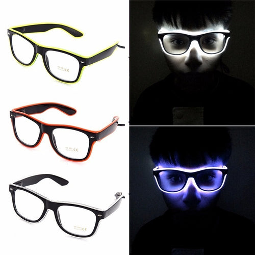Glow Fluorescence LED Glasses
