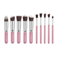 Silver/Golden Makeup Brushes Set