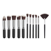 Silver/Golden Makeup Brushes Set