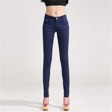 Casual Mid Waist Jeans For Woman
