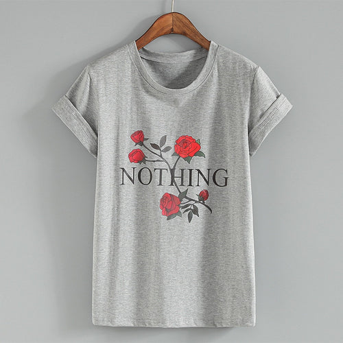 Rose Harajuku T-Shirt For Women