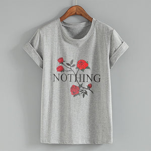 Rose Harajuku T-Shirt For Women