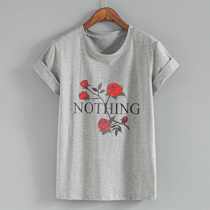 Rose Harajuku T-Shirt For Women