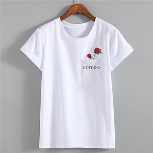 Rose Harajuku T-Shirt For Women