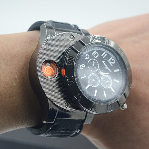 Electronic Lighter with Watch