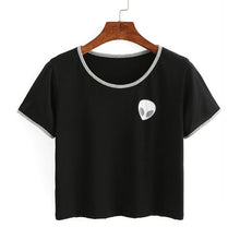 Quirky Aliens crop top