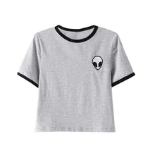 Quirky Aliens crop top