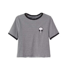 Quirky Aliens crop top