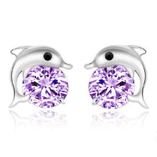 Cute Romantic Dolphin Stud Earrings For Ladies