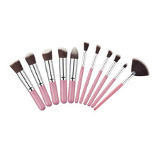 Silver/Golden Makeup Brushes Set