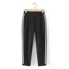 Comfy Black Elastic Pants For Women
