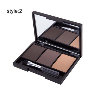 3 Color Eyebrow Powder Palette