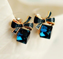Blue Pearl Stud Earrings For Ladies