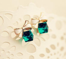 Blue Pearl Stud Earrings For Ladies