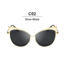 Cat Eye Sunglasses Women Mirror Effect