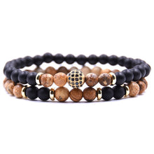 Natural stone Bracelet Dark Night
