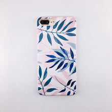 Cute Candy Color Art Leaf Print Phone Case